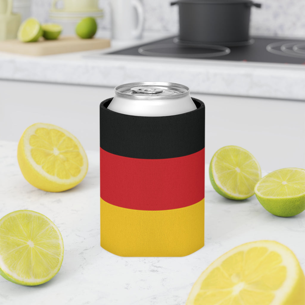 Germany Flag Can Cooler | Soccer Fan Koozie (GOOOAL Accent)