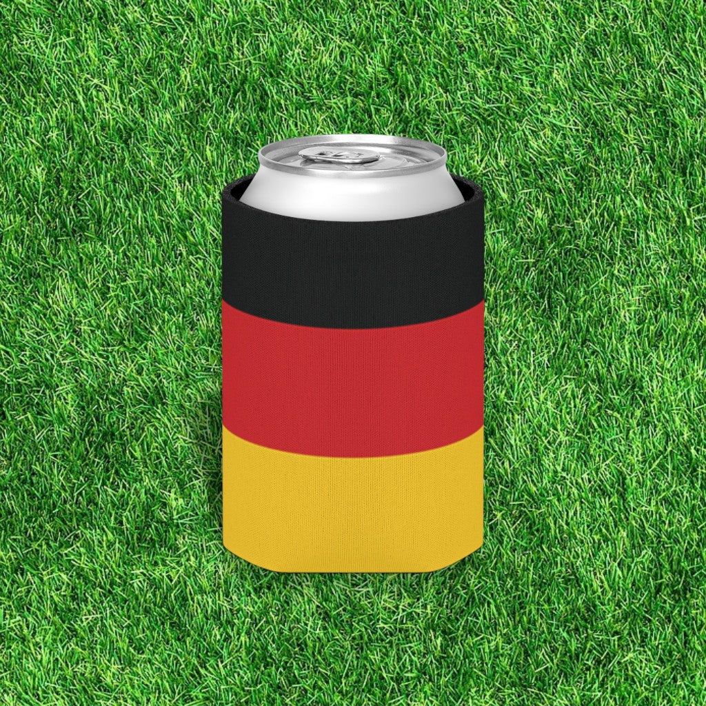 Germany Flag Can Cooler | Soccer Fan Koozie (GOOOAL Accent)