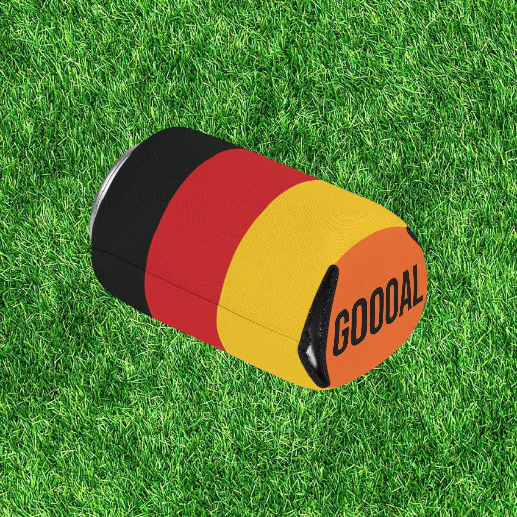 Germany Flag Can Cooler | Soccer Fan Koozie (GOOOAL Accent)