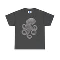 Intricate Line Art Octopus T-Shirt | Nautical Sea Creature