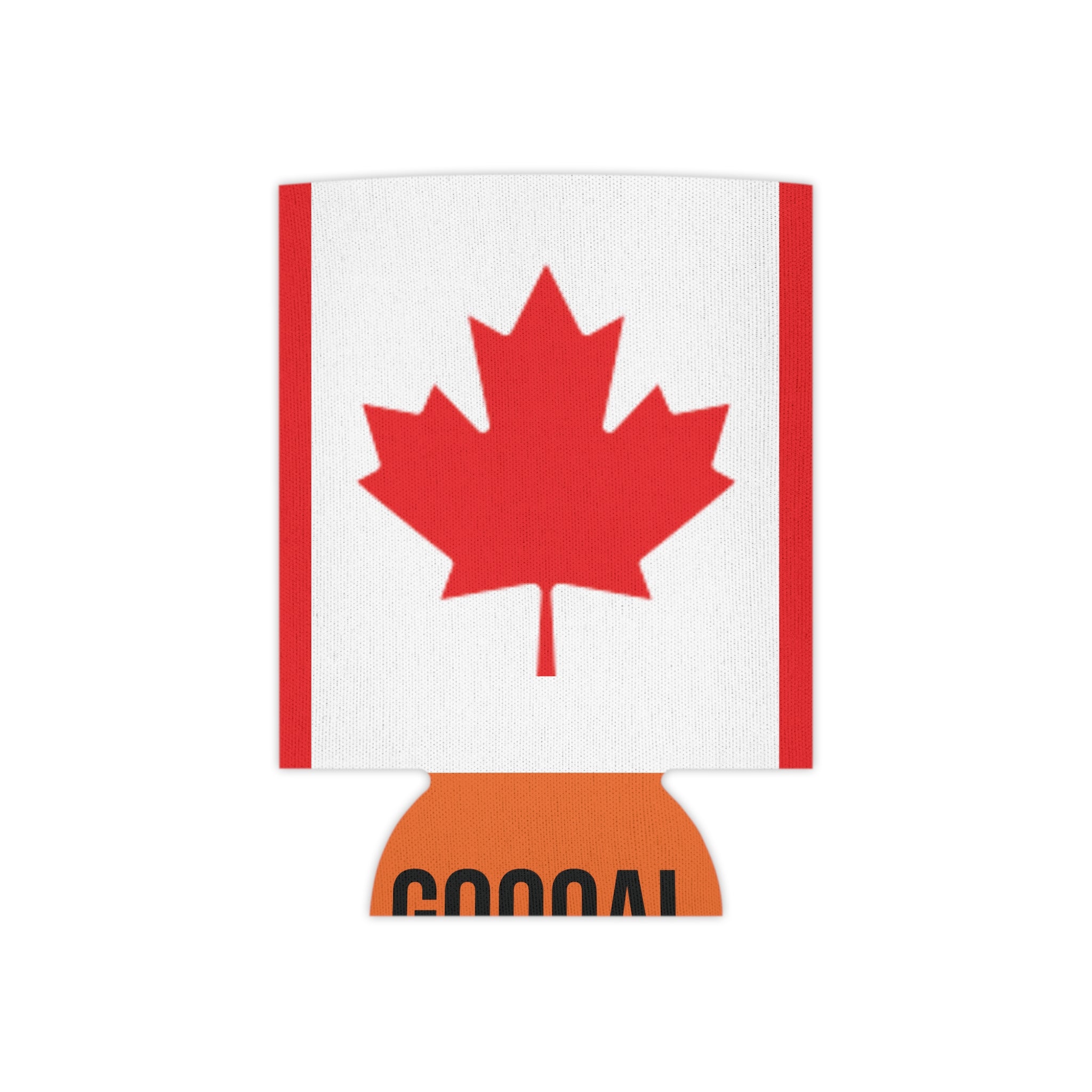 Canada Flag Can Cooler | Soccer Fan Koozie (GOOOAL Accent)