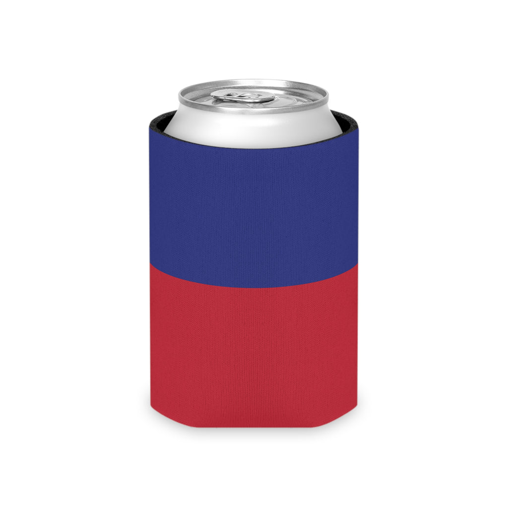 Haiti Flag Can Cooler | Soccer Fan Koozie (GOOOAL Accent)