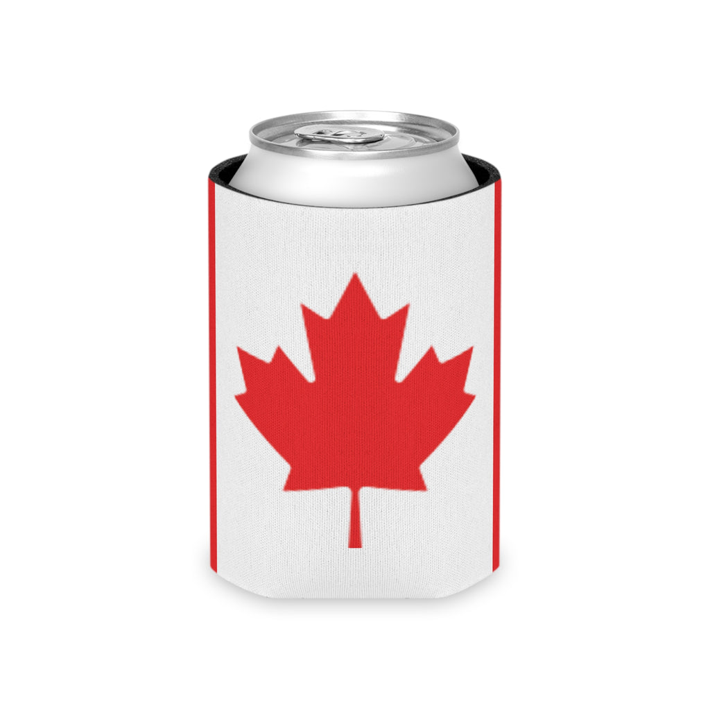 Canada Flag Can Cooler | Soccer Fan Koozie (GOOOAL Accent)