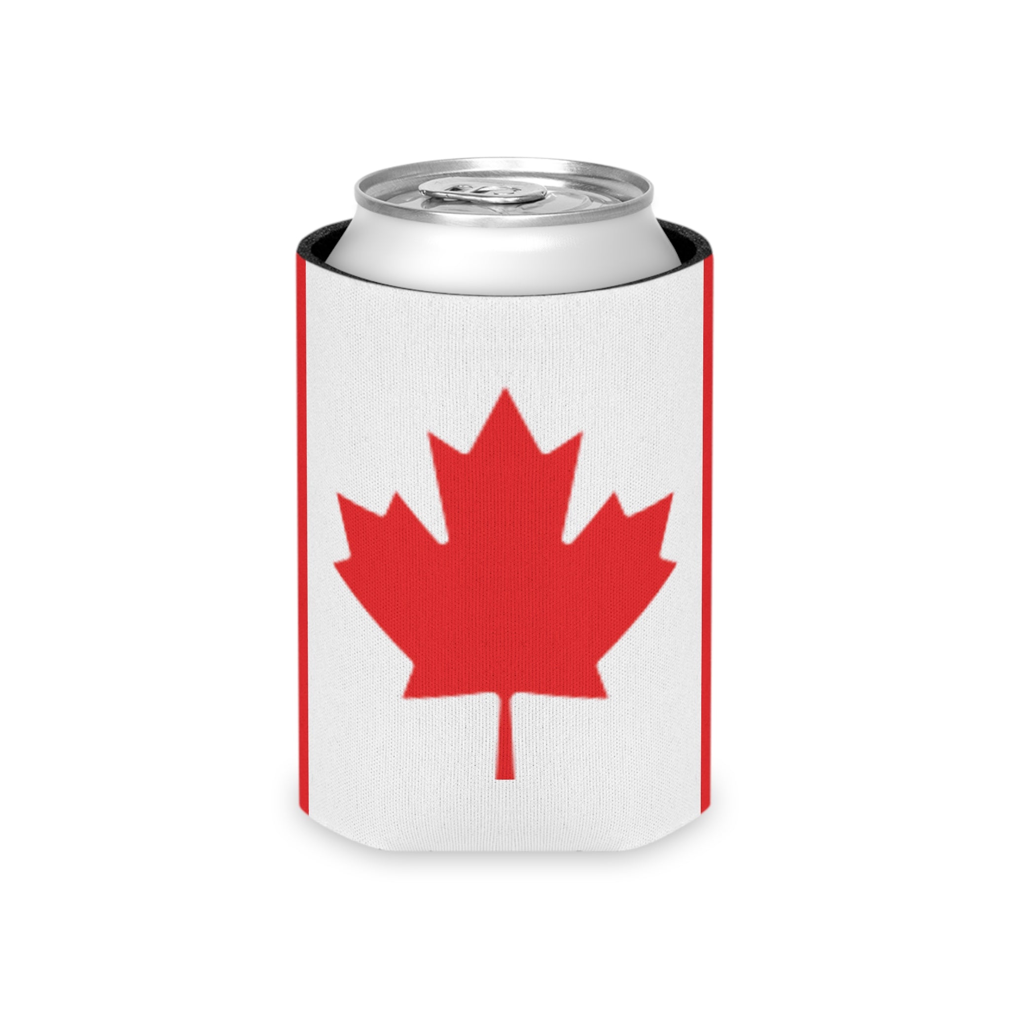 Canada Flag Can Cooler | Soccer Fan Koozie (GOOOAL Accent)