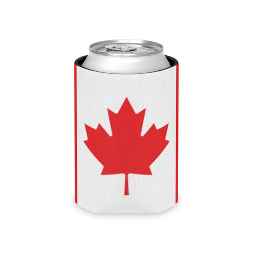 Canada Flag Can Cooler | Soccer Fan Koozie (GOOOAL Accent)